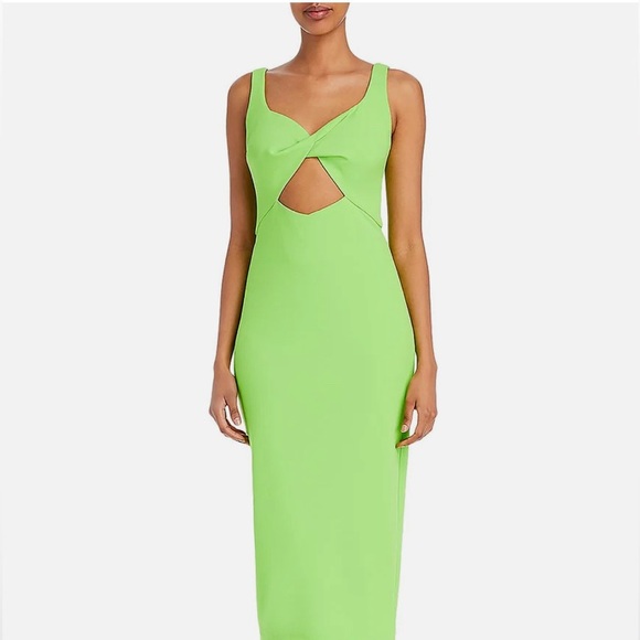 REDUCED!! The fashion poet “The label” red cut out cocktail mini dress Size M - Picture 9 of 14